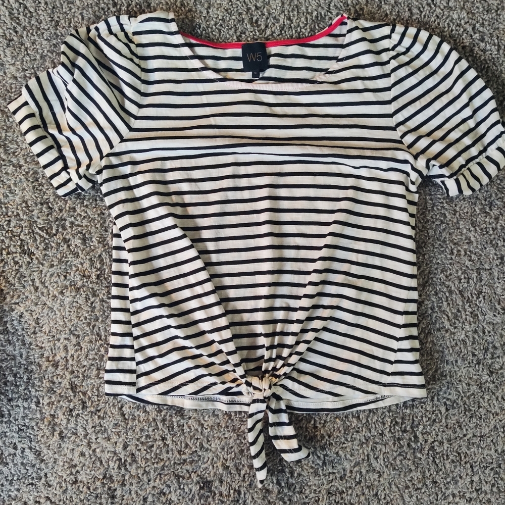 WF5 Tie Front Tee